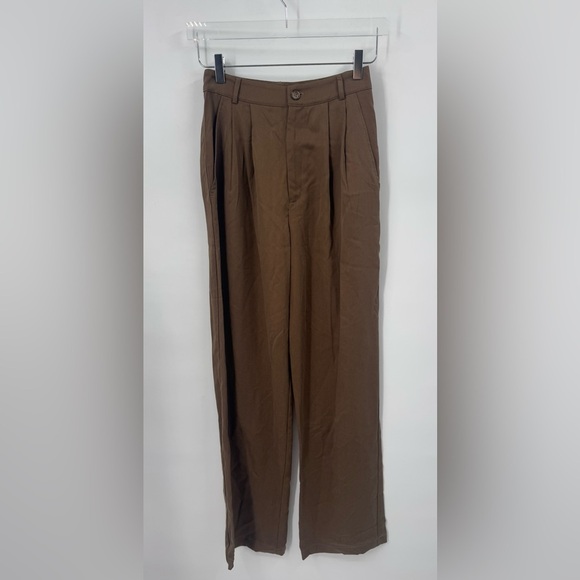 Reformation Mason Pants Size 0 B2326 - Picture 3 of 7